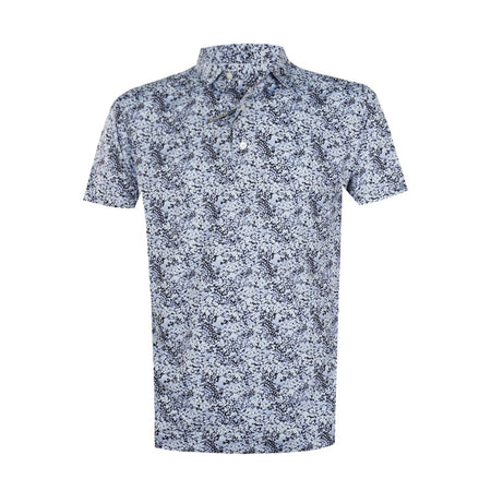 FOOTJOY Garden Print Lisle Men's Polo (Periwinkle)