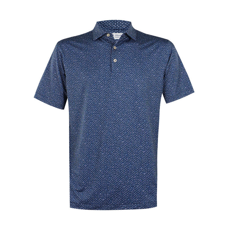 PETER MILLAR Sidecar Men's Performance Jersey Polo (Navy)