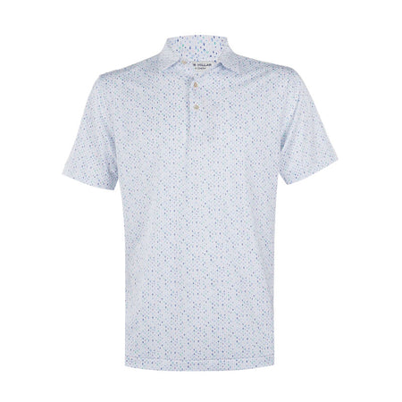 PETER MILLAR Cocktail Garnish Men's Performance Polo (White)