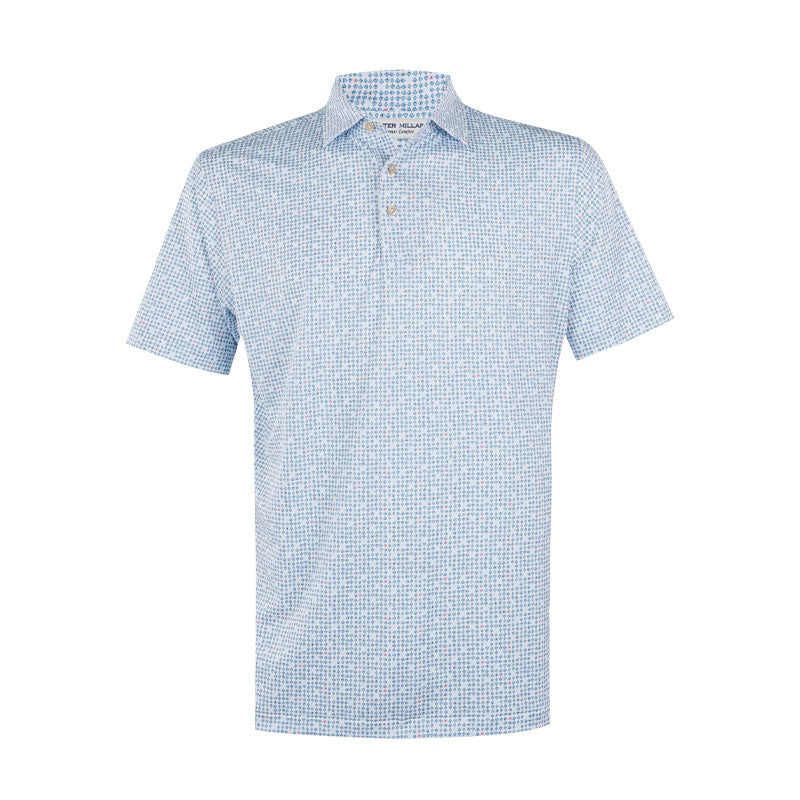 PETER MILLAR Ace of Spades Men's Performance Polo (White)