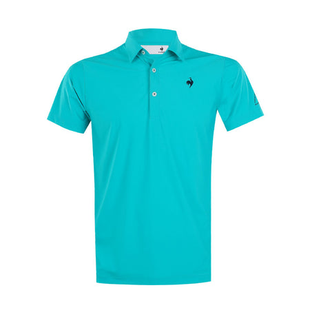 LE COQ SPORTIF GOLF Nylon Stretch Men's Polo (Green)
