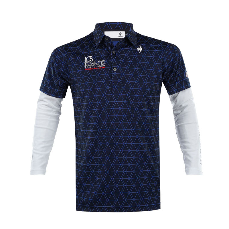 LE COQ SPORTIF GOLF Men's Shirt With Innerwear (Navy)