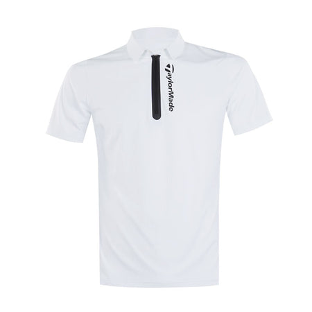 TAYLORMADE Edgy Basic Men's Polo (White)