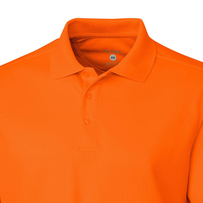 CUTTER & BUCK Clique Ice Pique Men's Tech Polo (Orange)