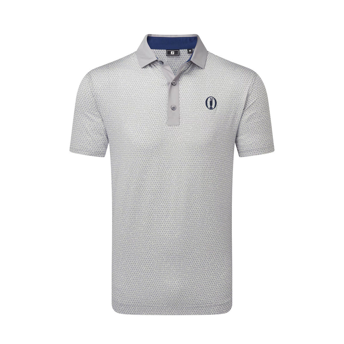 FOOTJOY Rock Print Lisle Men's Polo (Grey)