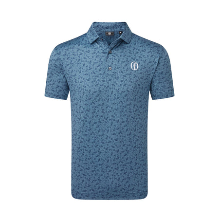 FOOTJOY 2025 Open Event Print Men's Polo (Blue)