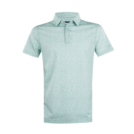 CUTTER & BUCK Mercerized Left Print Men's Polo (Green)