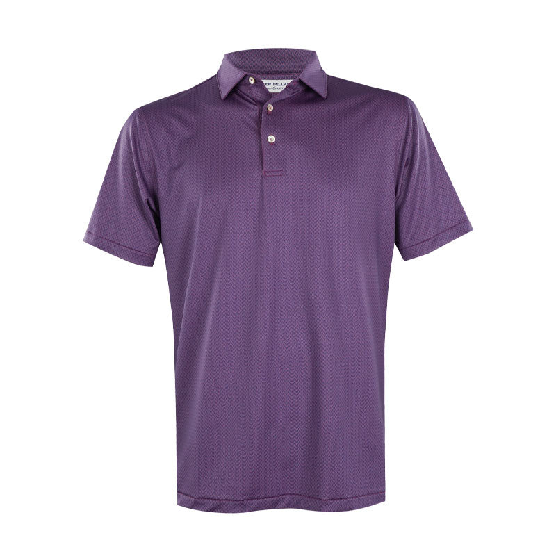 PETER MILLAR Abbott Men's Performance Jersey Polo (Rosewood)