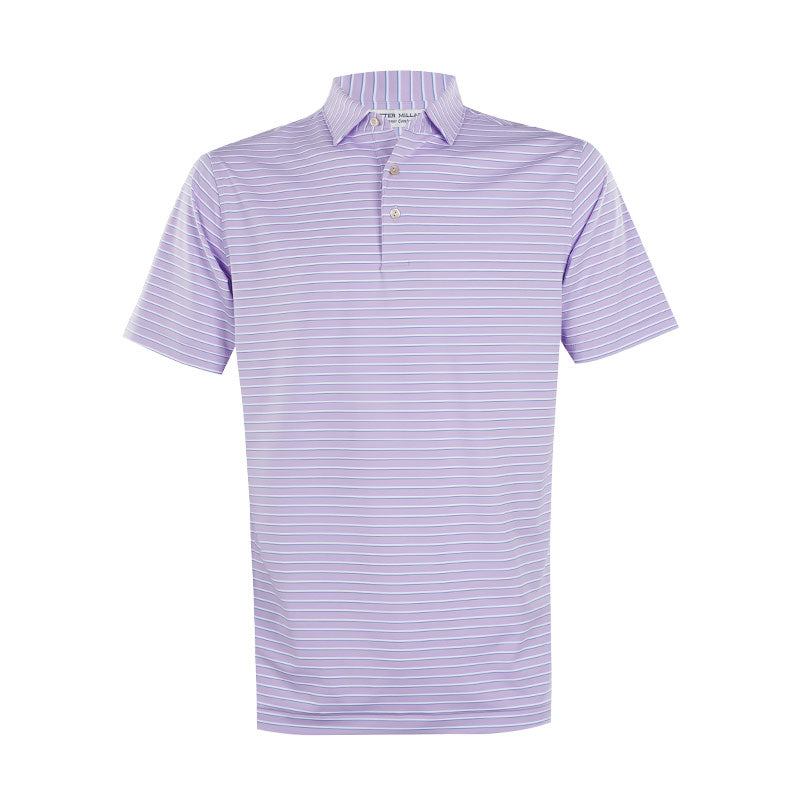 PETER MILLAR Dunnes Men's Performance Jersey Polo (Petal Purple)