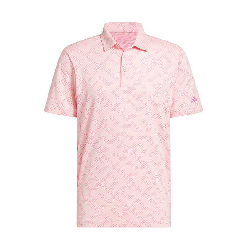ADIDAS Ultimate365 Jacquard Men's Polo (Pink)