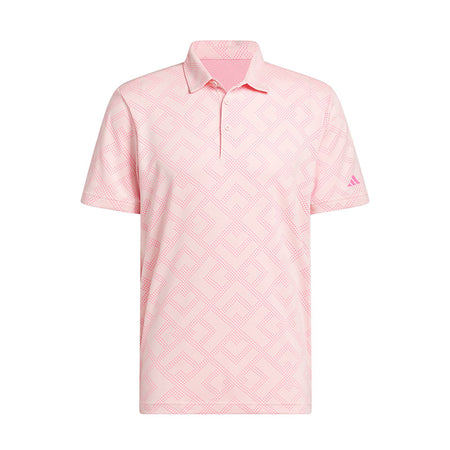 ADIDAS Ultimate365 Jacquard Men's Polo (Pink)