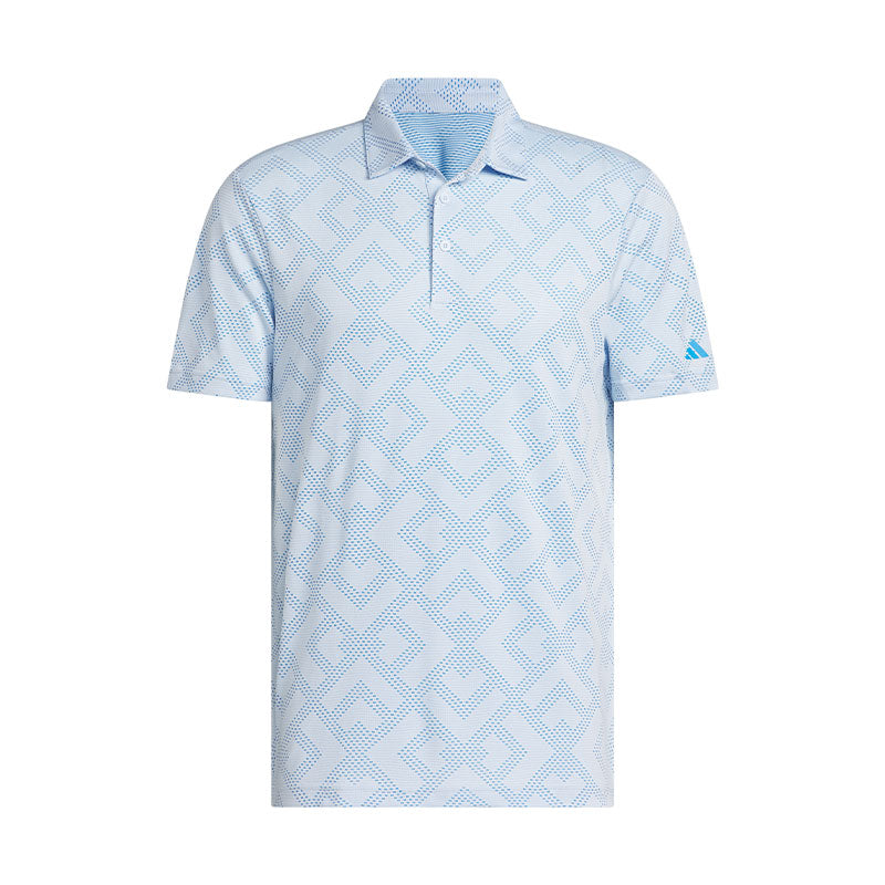 ADIDAS Ultimate365 Jacquard Men's Polo (Blue)