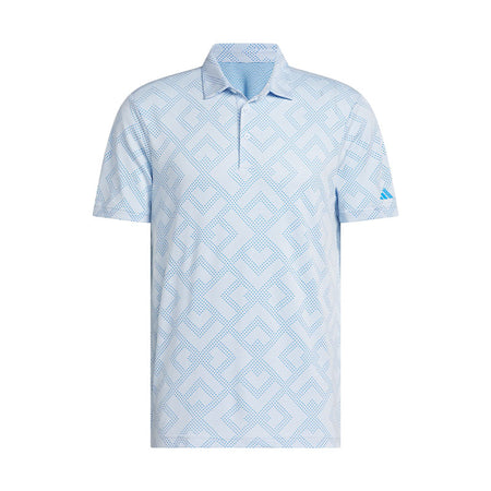 ADIDAS Ultimate365 Jacquard Men's Polo (Blue)