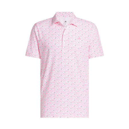 ADIDAS Ultimate365+ Soft Print Men's Polo (White)