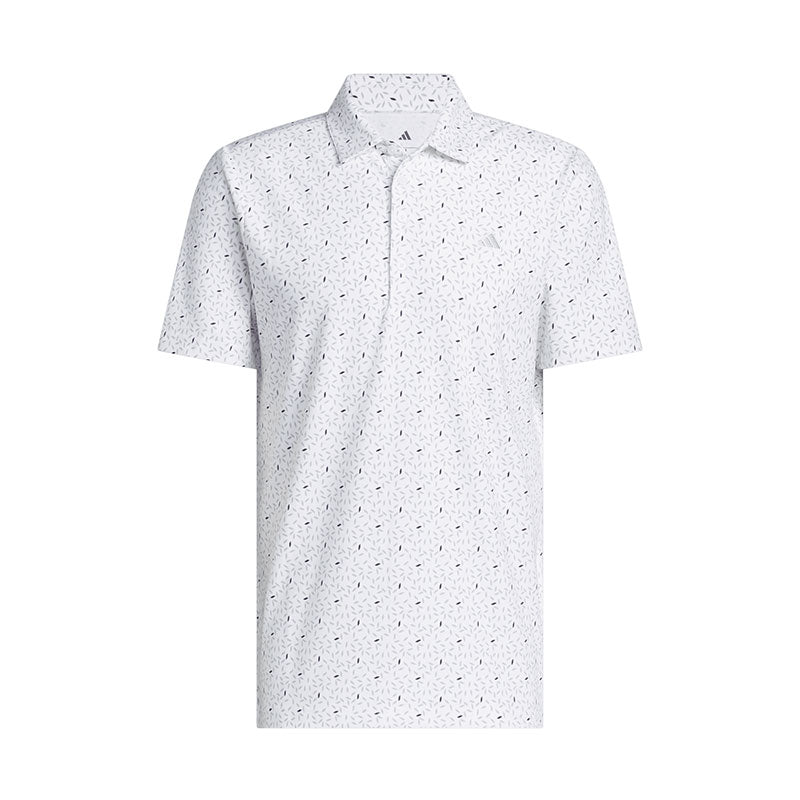 ADIDAS Ultimate365+ Soft Print Men's Polo (White)