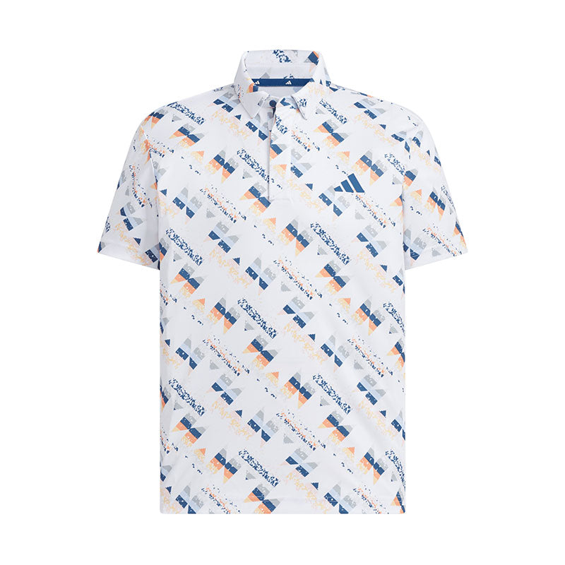 ADIDAS AOP Men's Polo (White)