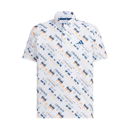 ADIDAS AOP Men's Polo (White)