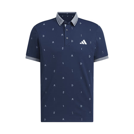 ADIDAS Monogram Men's Polo (Navy)