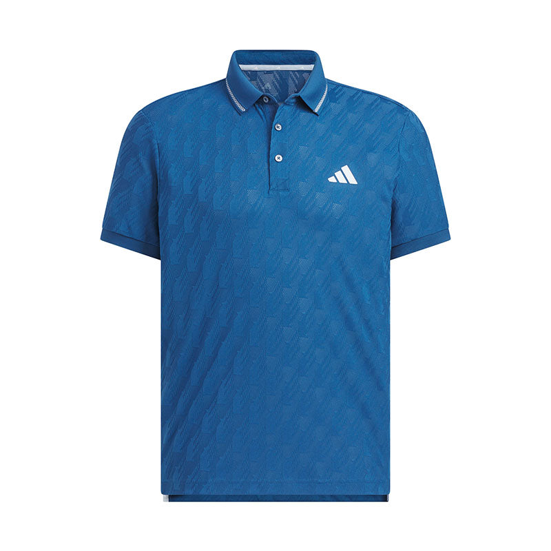 ADIDAS Jacquard Men's Polo (Petrol)