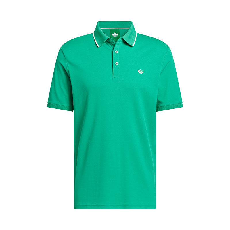 ADIDAS Originals Twistknit Trefoil Men's Polo (Green)