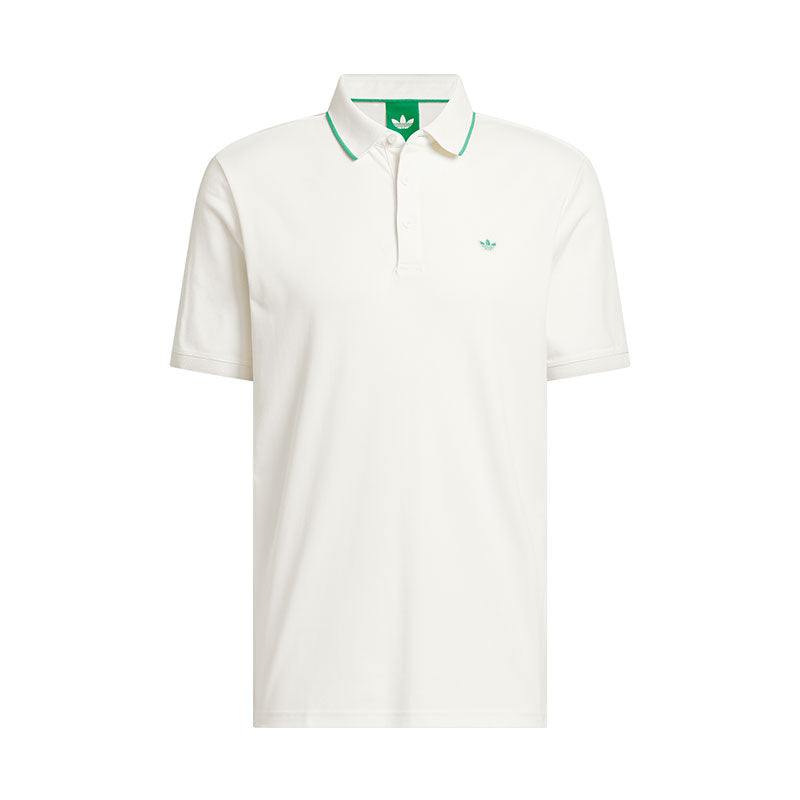 ADIDAS Originals Twistknit Trefoil Men's Polo (White/Green)