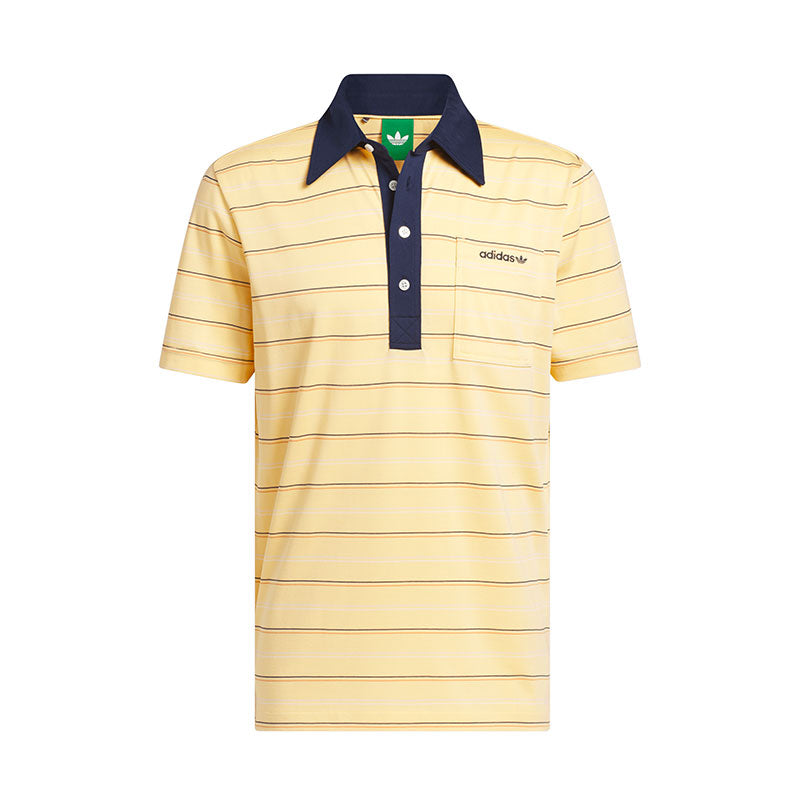 ADIDAS Originals Archive Stripe Men's Polo (Orange)