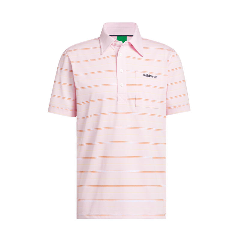 ADIDAS Originals Archive Stripe Men's Polo (Pink)