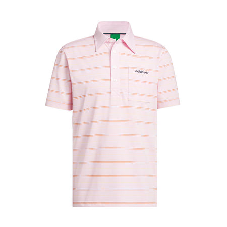 ADIDAS Originals Archive Stripe Men's Polo (Pink)