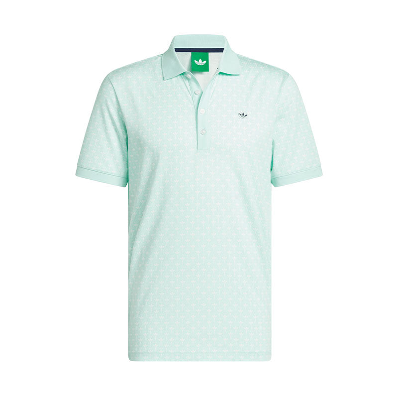 ADIDAS Originals All Over Trefoil Men's Polo (Mint)
