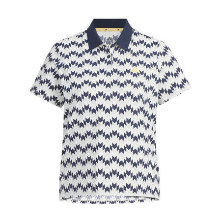 ADIDAS Climacool All Over Print Women's Polo (White/Navy)
