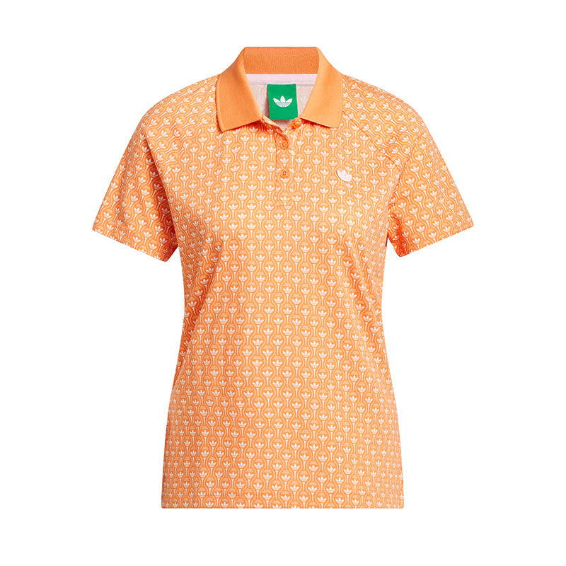 ADIDAS Originals All Over Trefoil Women's Polo (Orange)