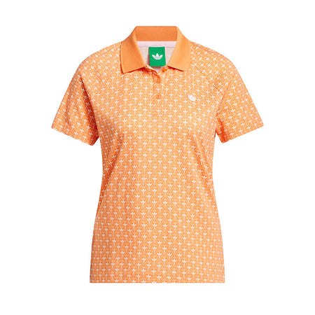 ADIDAS Originals All Over Trefoil Women's Polo (Orange)
