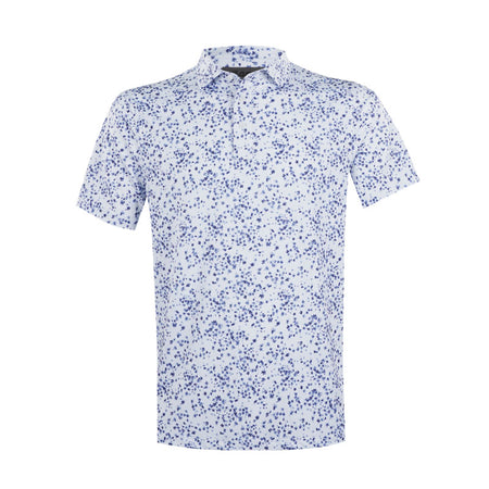 GFORE Scattered Ditzy Tech Jersey Men's Polo (Snow)