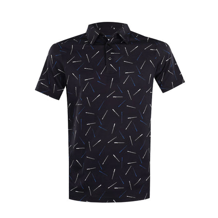 DISNEY Mercerized  Sword Print Men's Polo (Black)