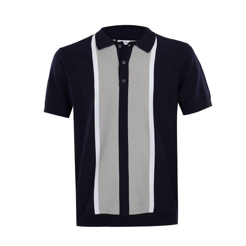 CALVIN KLEIN Monard Men's Knitted Polo (Navy)