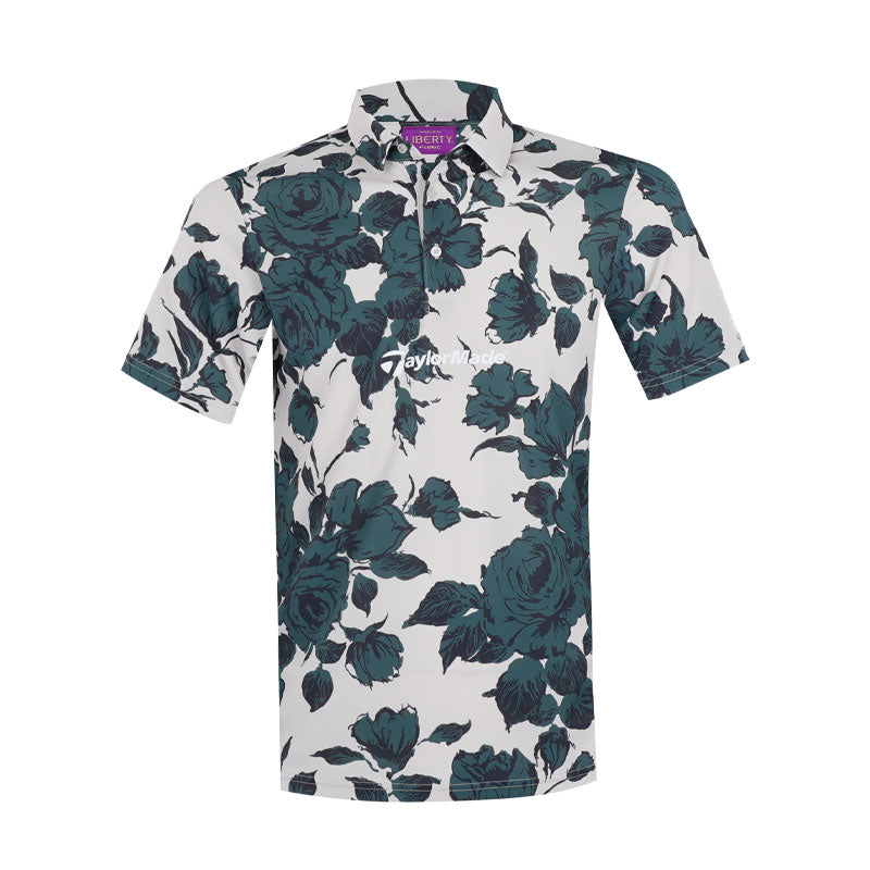 TAYLORMADE Liberty Fabric Men's Polo (Teal)