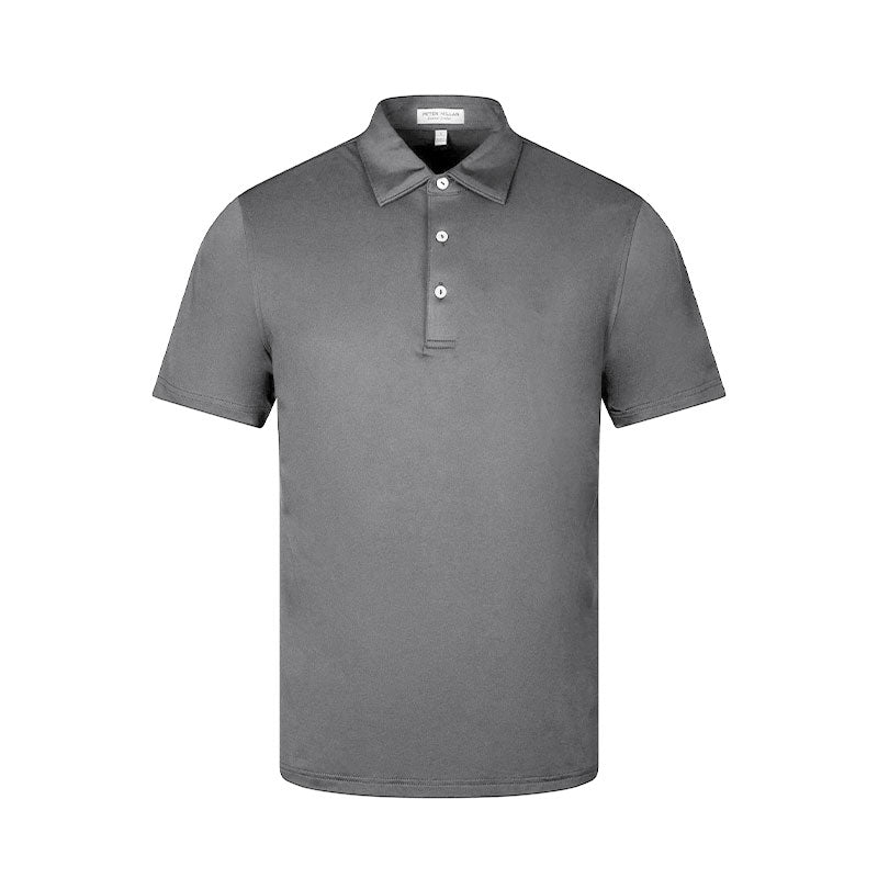 PETER MILLAR Solid Men's Performance Jersey Polo (Gale Grey)