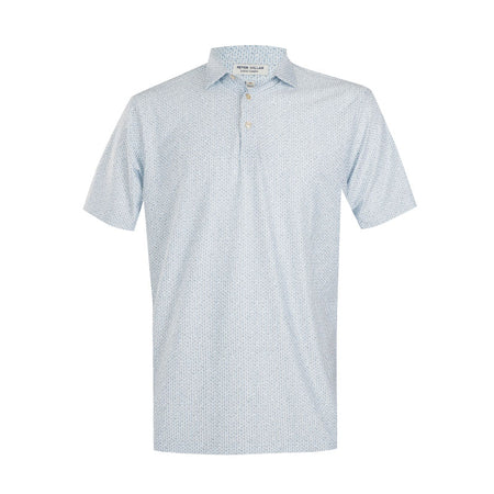 PETER MILLAR Paper Plane Men's Performance Jersey Polo (White)