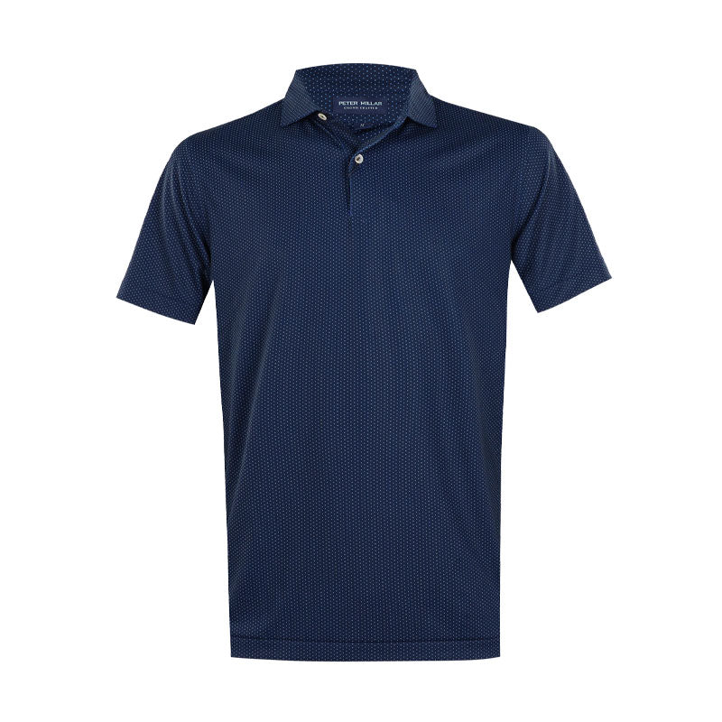 PETER MILLAR Fermata Men's Performance Jersey Polo (Navy)