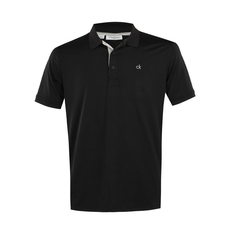 CALVIN KLEIN Robertson Men's Polo (Black)