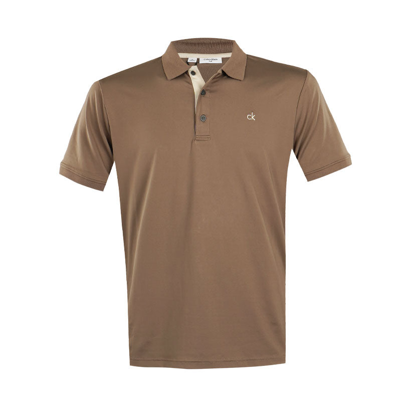 CALVIN KLEIN Robertson Men's Polo (Mink)