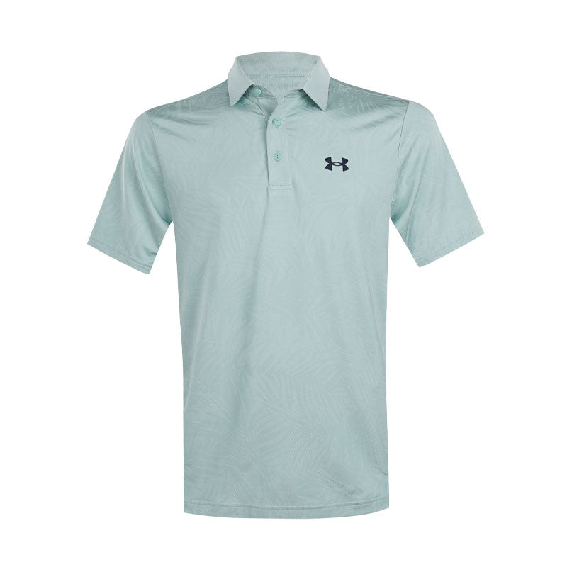 UNDER ARMOUR Playoff Jacquard Men's Polo (Enamel Blue)