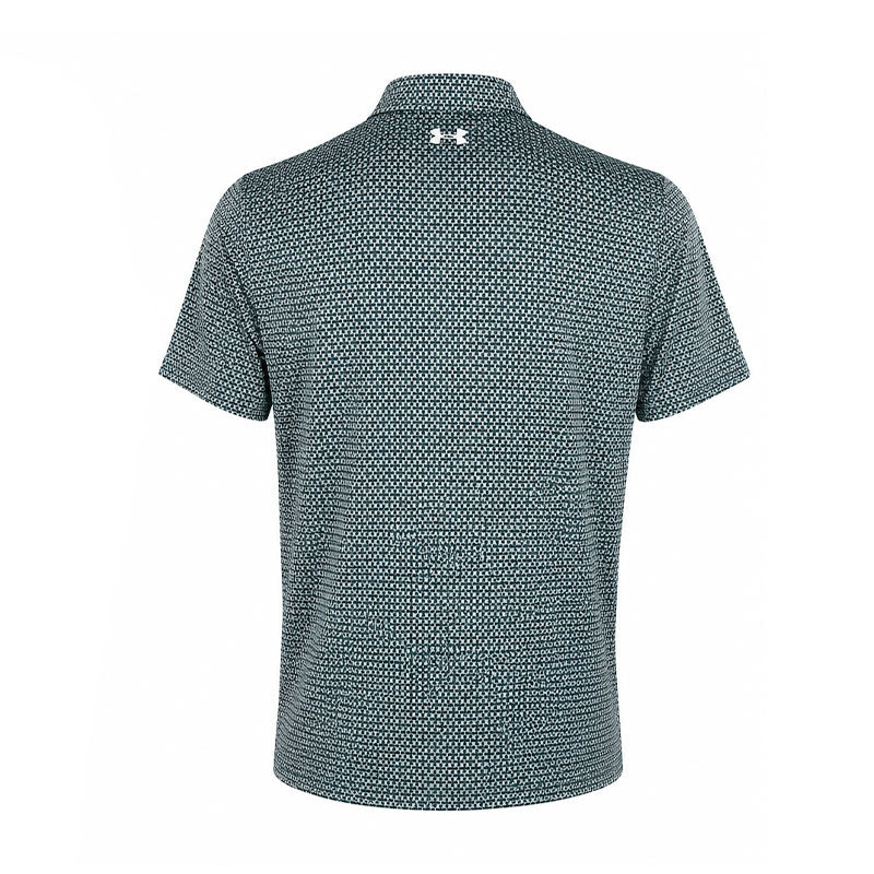 UNDER ARMOUR Matchplay Printed Men's Polo (Enamel/Green)