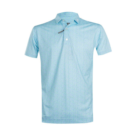 FOOTJOY Dot Terrain Lisle Men's Polo (Blue)
