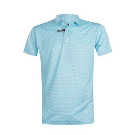 FOOTJOY Stellar Print Lisle Men's Polo (Blue)