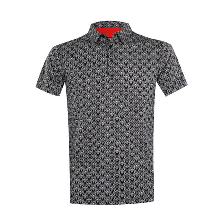 DISNEY Spider-Man Full Print Men's Polo (Black)