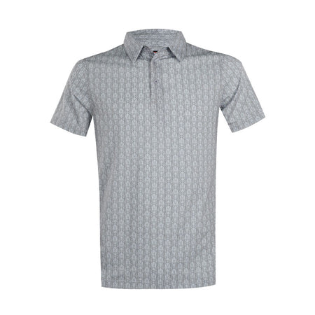 DISNEY Iron Man Full Print Men's Polo (Grey)