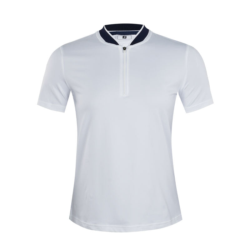 FOOTJOY Blade Collar Zip Women's Polo (White)