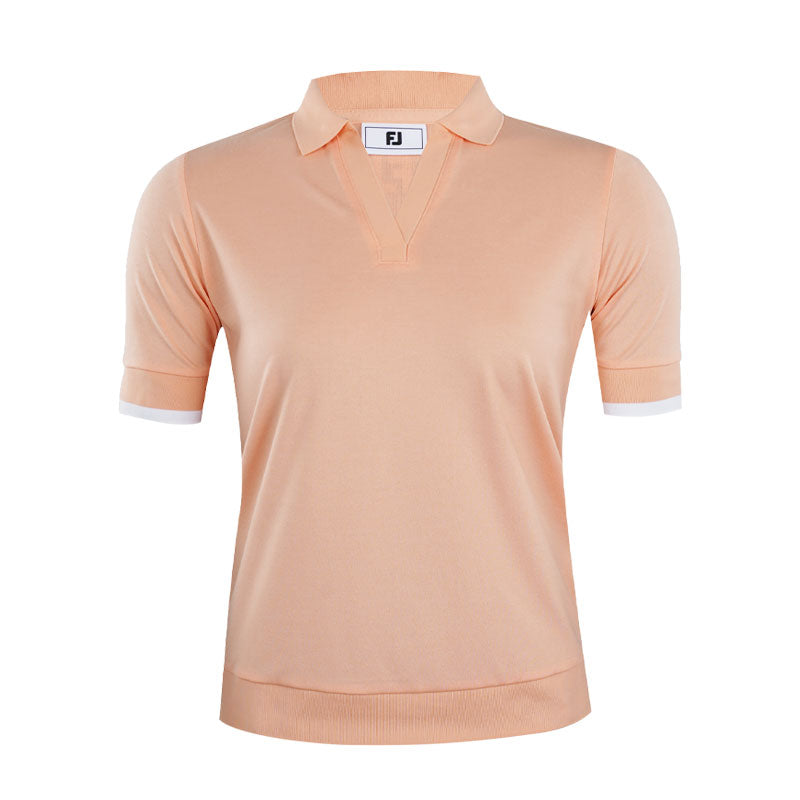 FOOTJOY Knit Women's Polo (Peach)