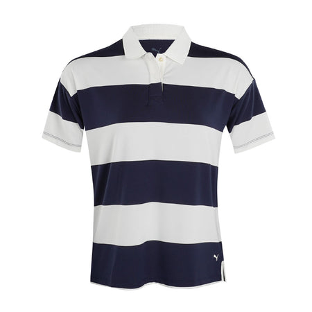 PUMA CLOUDSOUN Rugby Women's Polo (White/Navy)